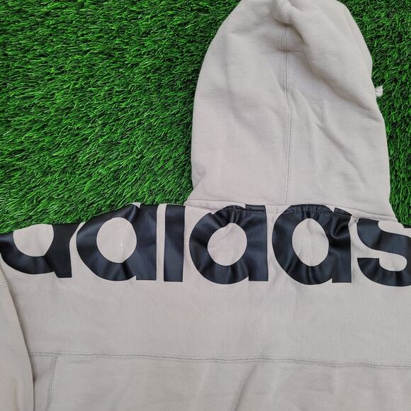 ADIDAS Trefoil Hoodie Womens Small 21x24 Baggy Back-Print - Picture 16 of 16